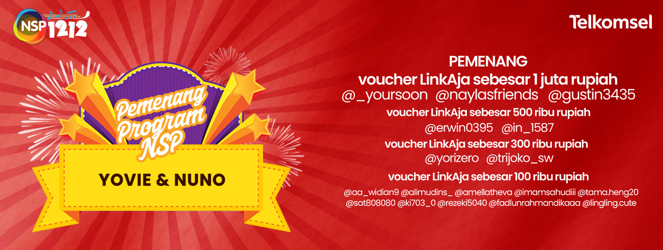 Pemenang Program NSP Yovie & Nuno