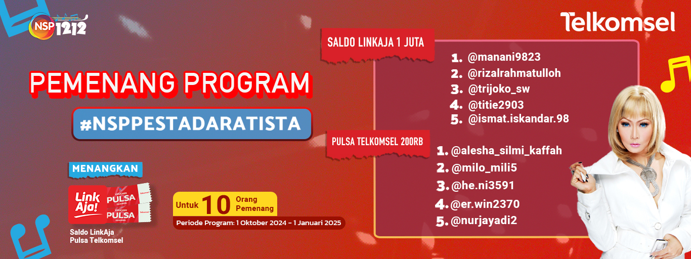 Pemenang Program #NSPPESTADARATISTA