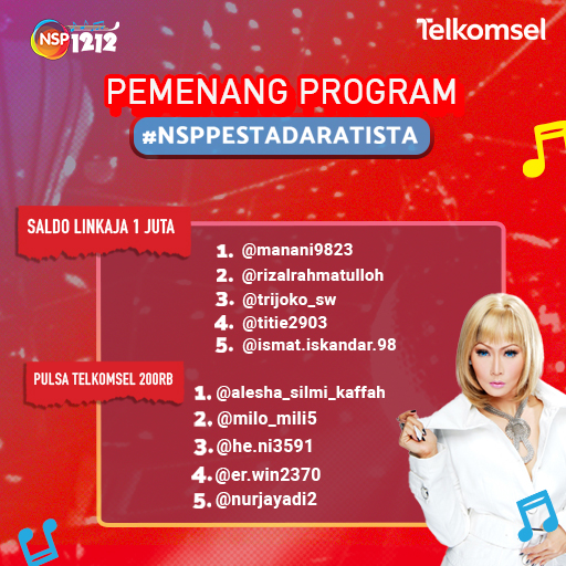 Pemenang Program #NSPPESTADARATISTA