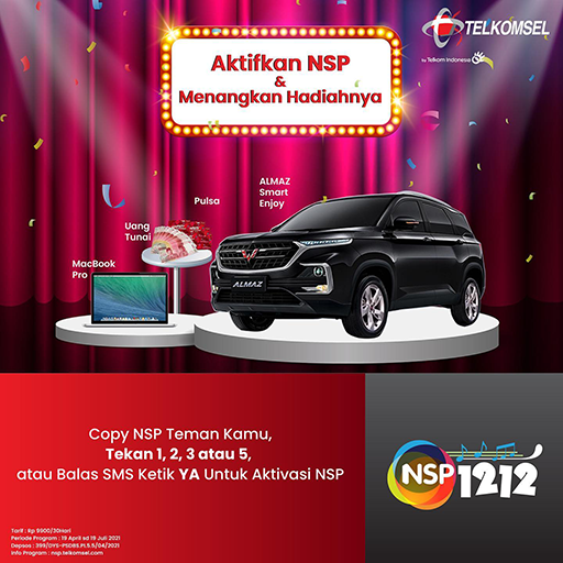 Penyerahan Pemenang Hadiah Gebyar NSP Season 10 Telkomsel