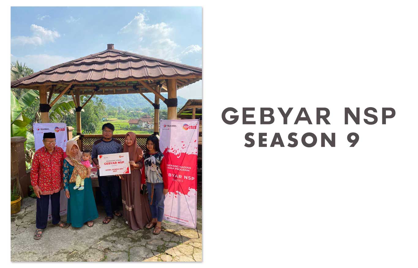 Penyerahan Pemenang Hadiah Gebyar NSP Season 9 Telkomsel